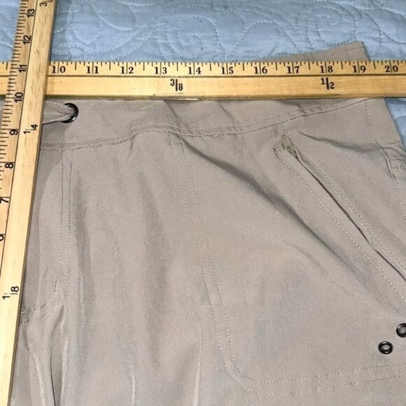 Free Country Mens XXL Taupe Drawstring Board Shorts - Picture 9 of 11